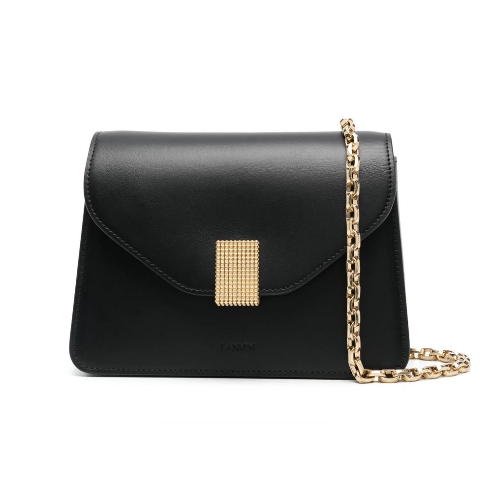 Front view with bag zipped and handles upright.