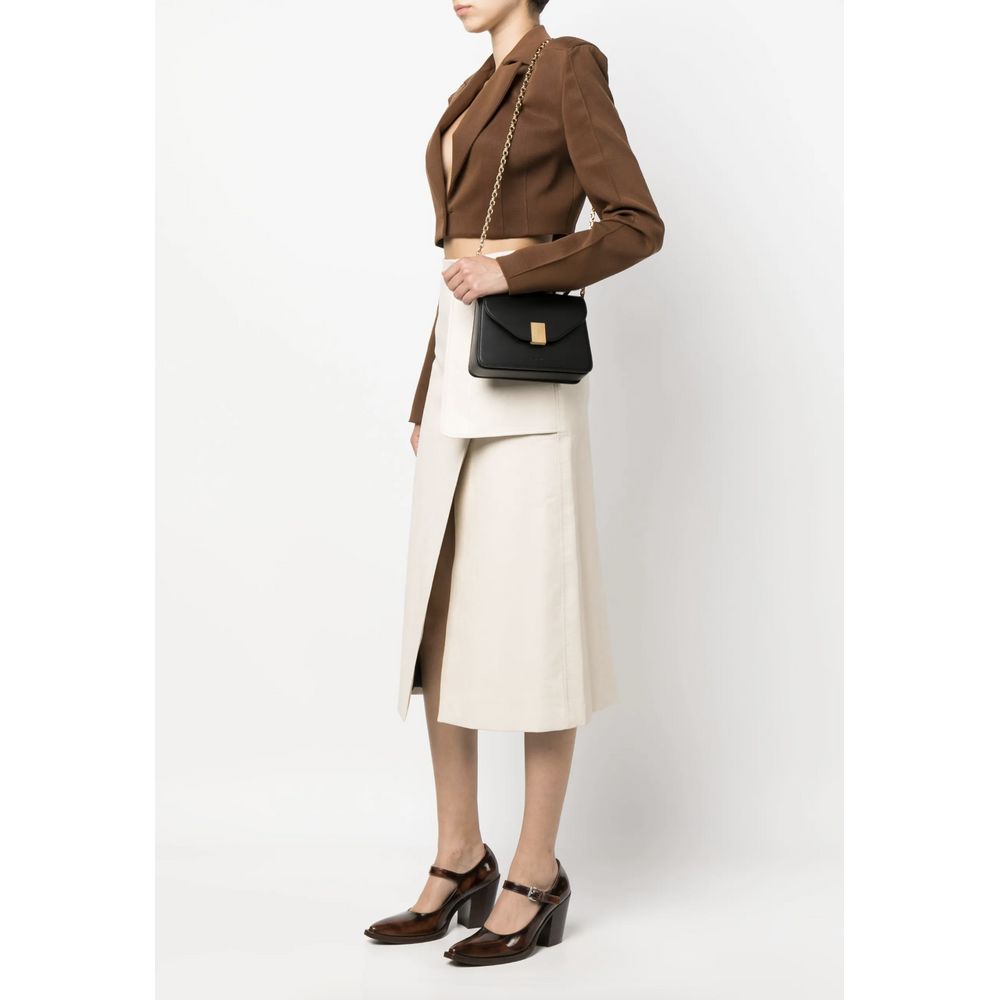 Lanvin Black Leather Women Handbag