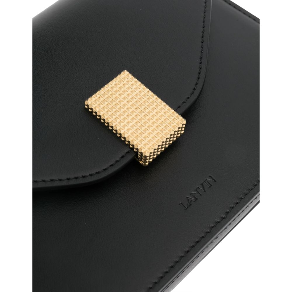 Lanvin Black Leather Women Handbag