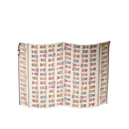 Dolce & Gabbana Multicolor Glass Cashmere Foulard Scarf