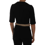 Dolce & Gabbana Black Short Croped Jacket Blazer Coats & Jackets