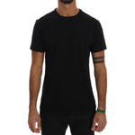 Daniele Alessandrini Black Cotton T-Shirt DA-1339-S