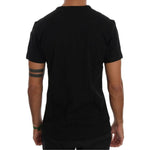 Daniele Alessandrini Black Cotton T-Shirt DA-1339-S