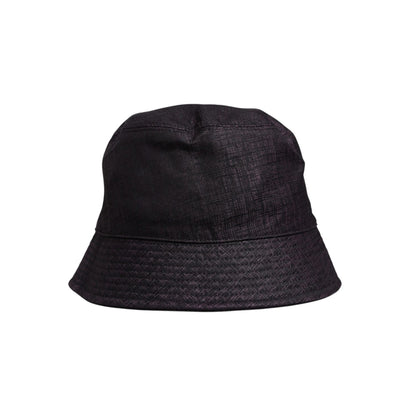 Dolce & Gabbana Black Wide Brim Nylon Bucket Hat