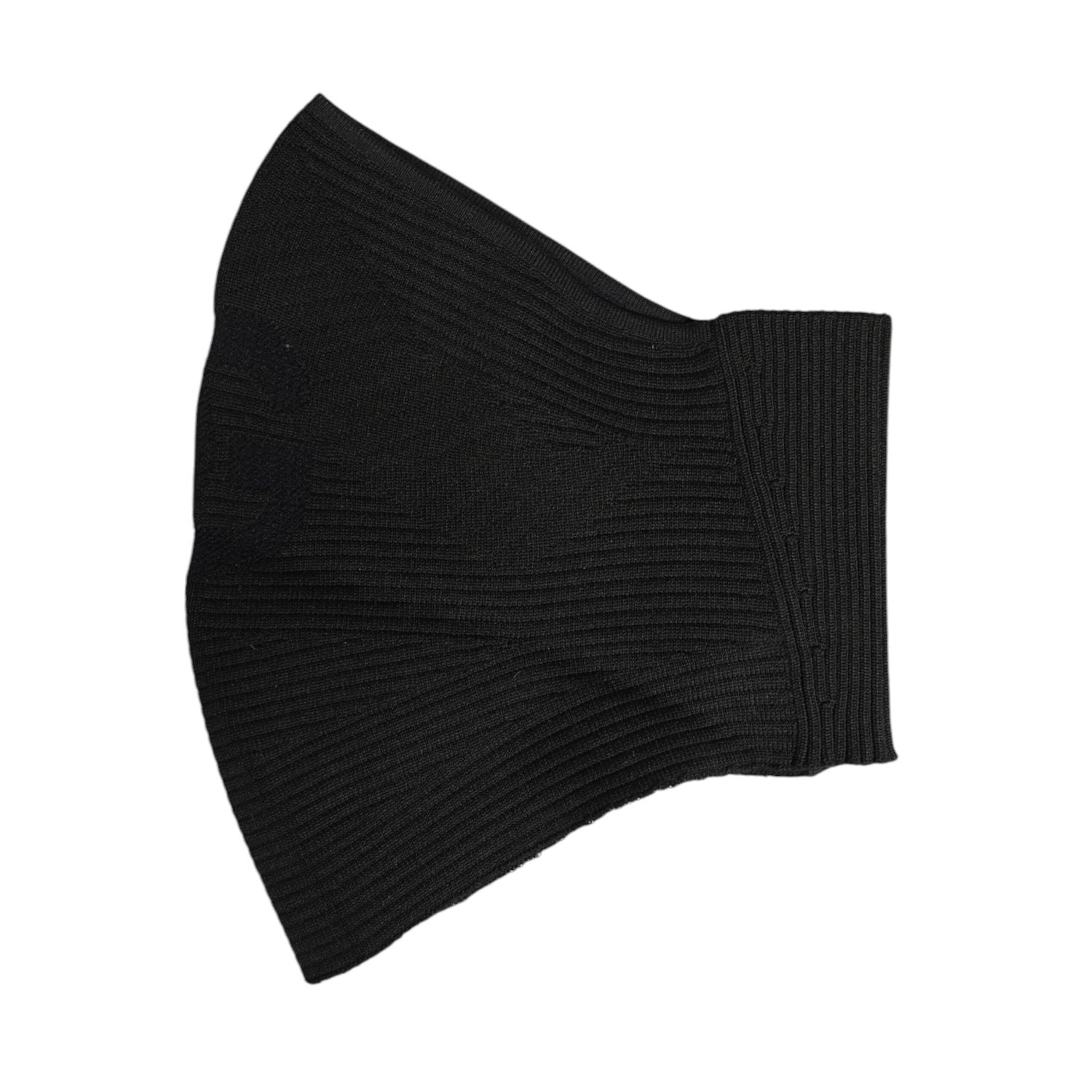 Dolce & Gabbana Black Nylon Knitted Ski Mask Balaclava