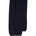 Dolce & Gabbana Dark Blue Silk Adjustable Necktie Tie KRA3425