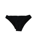 Dolce & Gabbana Black Nylon Stretch Mid Waist Panty Underwear