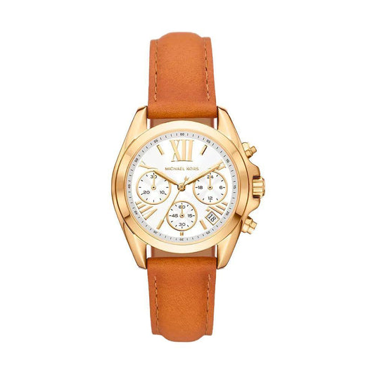 Michael Kors Brown Leather Watch 1728,67434610848,Brown,Michael Kors,New with tags,Watches,Watches for Women - Watches,Women Michael Kors MKMK2961AC
