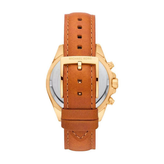 Michael Kors Brown Leather Watch 1728,67434610848,Brown,Michael Kors,New with tags,Watches,Watches for Women - Watches,Women Michael Kors MKMK2961AC