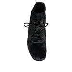 Dolce & Gabbana Black Pony Style Leather Mid Calf Boots Shoes