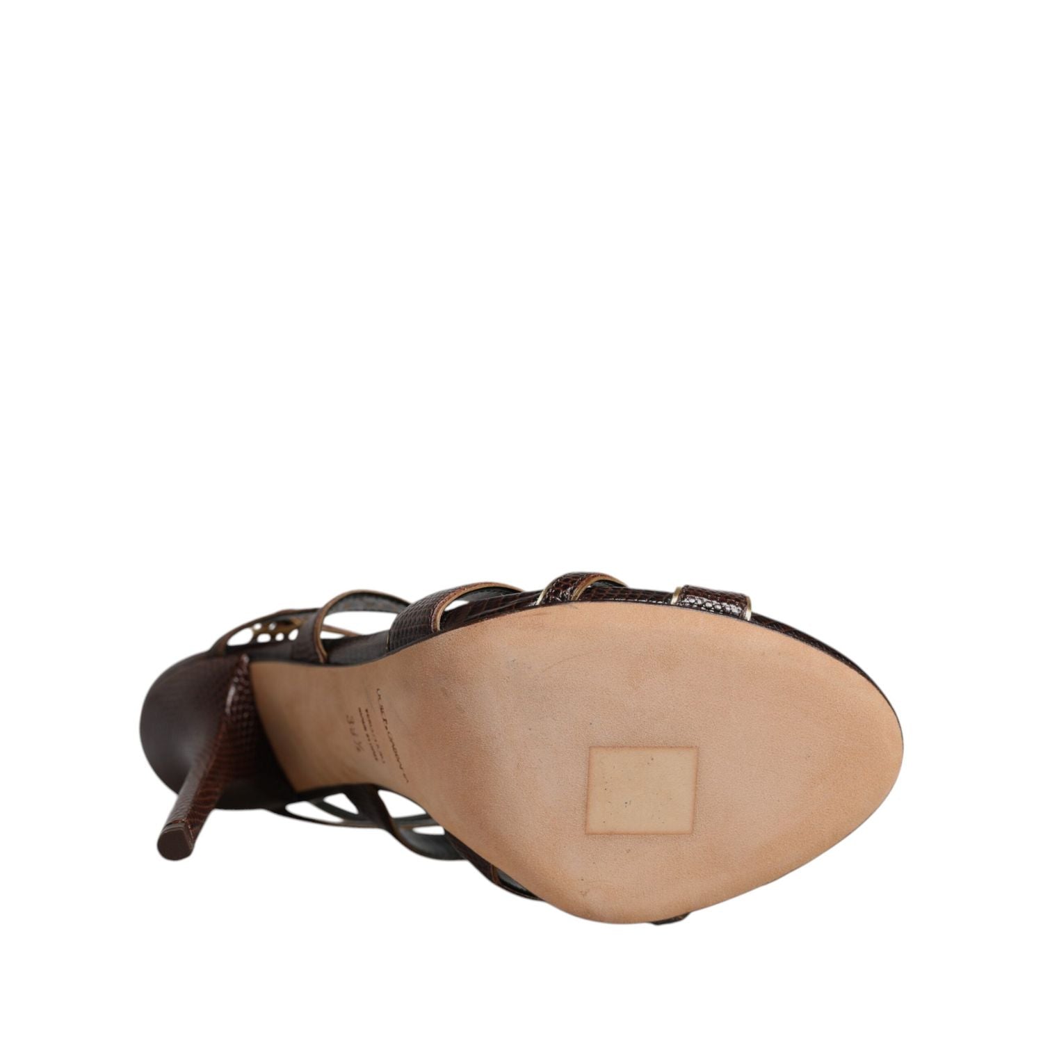 Dolce & Gabbana Bordeaux Ankle Strap Heels Sandals Shoes