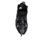 Dolce & Gabbana Black Mesh Sorrento Trekking Sneakers Shoes