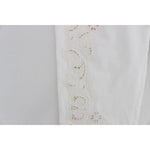 Dolce & Gabbana White Floral Cutout Dress Sicily Pants