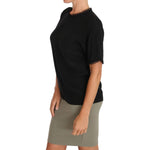 Dolce & Gabbana Black Silk Lace Top Blouse T-Shirt