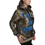 Dolce & Gabbana Im The Queen Jaquard Gold Sweatshirt Hoodie
