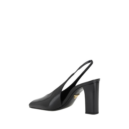 Prada Black Calf Leather Pumps