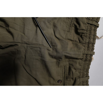Dolce & Gabbana Brown Cotton Stretch Cargo Pants