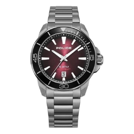 Police Gray Stainless Steel Watch 1728,67434610848,Gray,Men,New with tags,Police,Watches,Watches for Men - Watches Police POPEWJH0021403AC