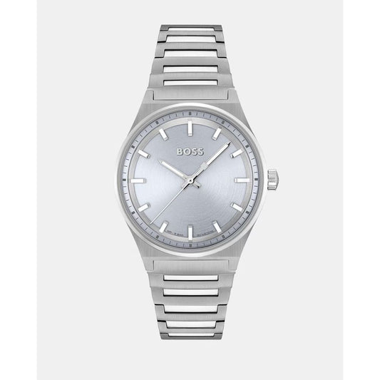 Hugo Boss Silver Stainless Steel Watch 1728,67434610848,Hugo Boss,New with tags,Silver,Unisex,Unisex Watches - Watches,Watches Hugo Boss BO1502736AC
