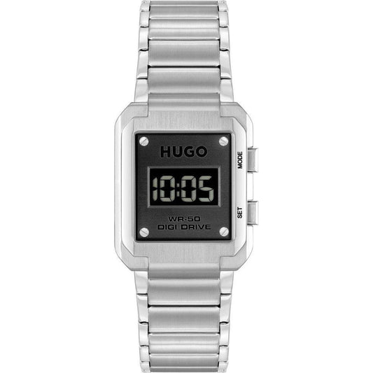 Hugo Boss Silver Stainless Steel Watch 1728,67434610848,Hugo Boss,New with tags,Silver,Unisex,Unisex Watches - Watches,Watches Hugo Boss HU1530356AC