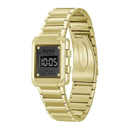 Hugo Boss Gold Stainless Steel Watch 1728,67434610848,Gold,Hugo Boss,New with tags,Unisex,Unisex Watches - Watches,Watches Hugo Boss HU1530359AC