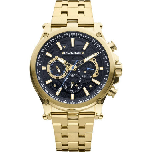 Police Gold Stainless Steel Watch 1728,67434610848,Gold,Men,New with tags,Police,Watches,Watches for Men - Watches Police POPEWJK2110801AC