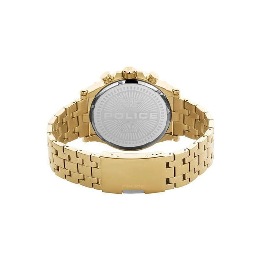 Police Gold Stainless Steel Watch 1728,67434610848,Gold,Men,New with tags,Police,Watches,Watches for Men - Watches Police POPEWJK2110801AC