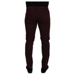 Dolce & Gabbana Bordeaux Cotton Jeans & Pant DO-1023-IT50 | L