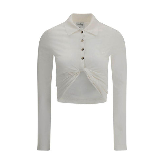Courrèges Polo with twisted detail CO-225JPO048JS01930001-S