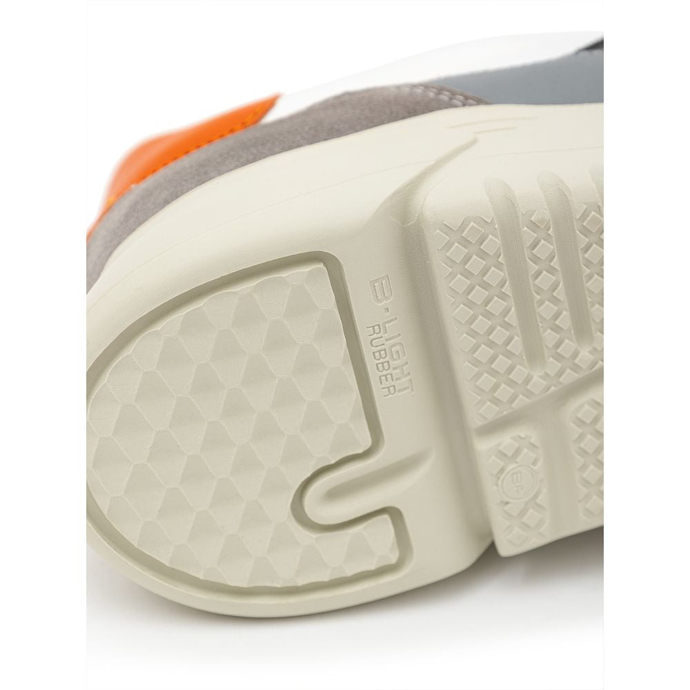 Axel Arigato Bicolor Fabric And Leather Athletic Sneakers