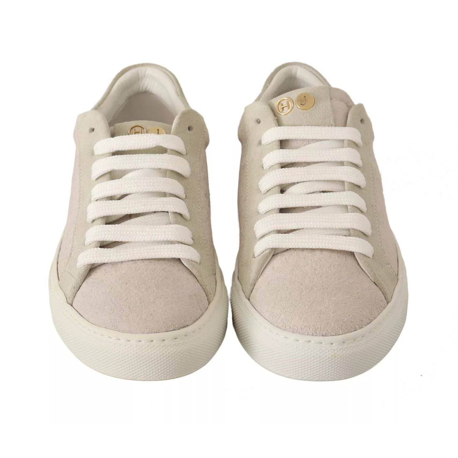 HIDE & JACK Off White Low Top Lace Up Sneakers Shoes