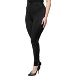 Dolce & Gabbana Black Nylon High Waist Slim Fit Pants
