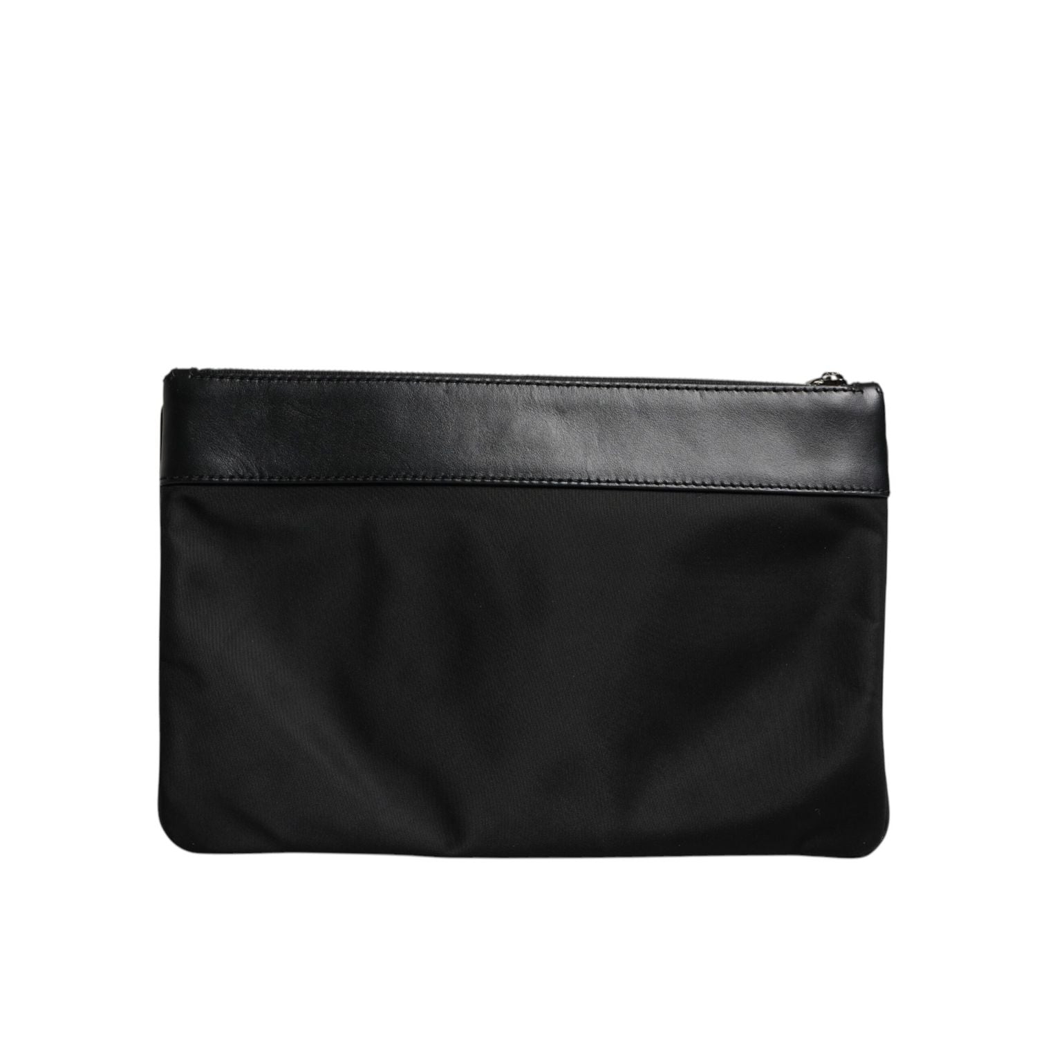 Dolce & Gabbana Multicolor Leopard Jacquard Print Logo Plaque Pouch Bag