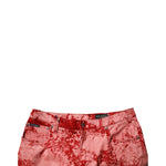 Dolce & Gabbana Red Tie Dye Cotton Skinny Men Denim Jeans