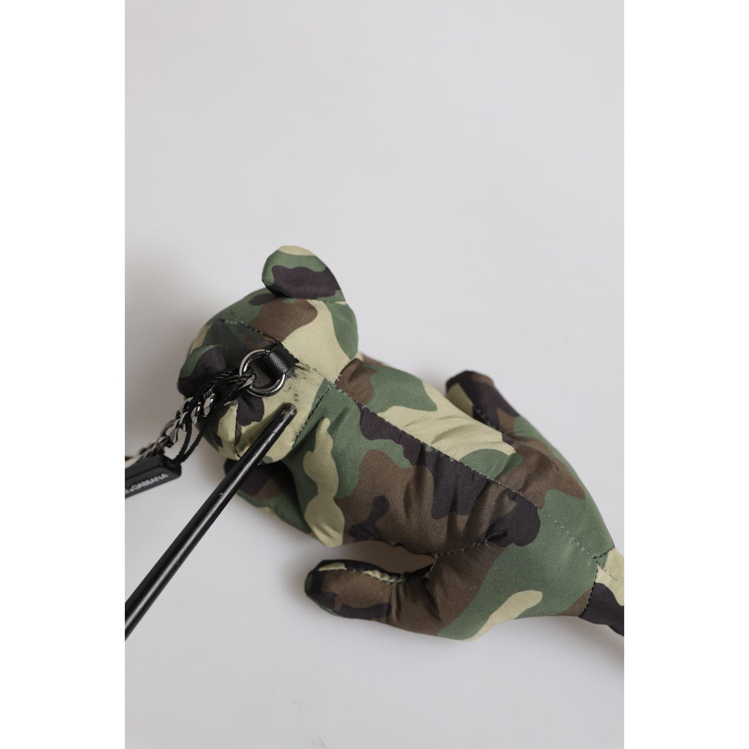 Dolce & Gabbana Multicolor Camouflage Animal Silhouette Keychain Keyring