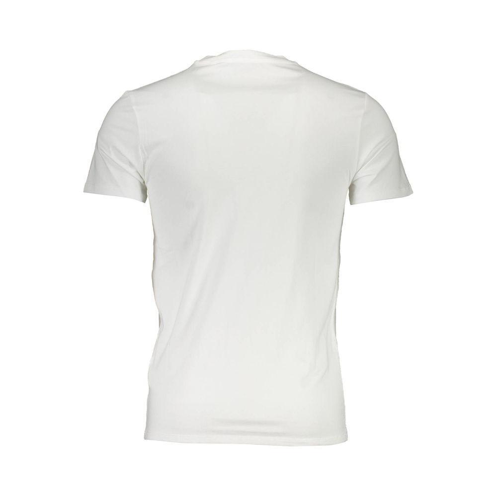Guess Jeans White Cotton Men T-Shirt