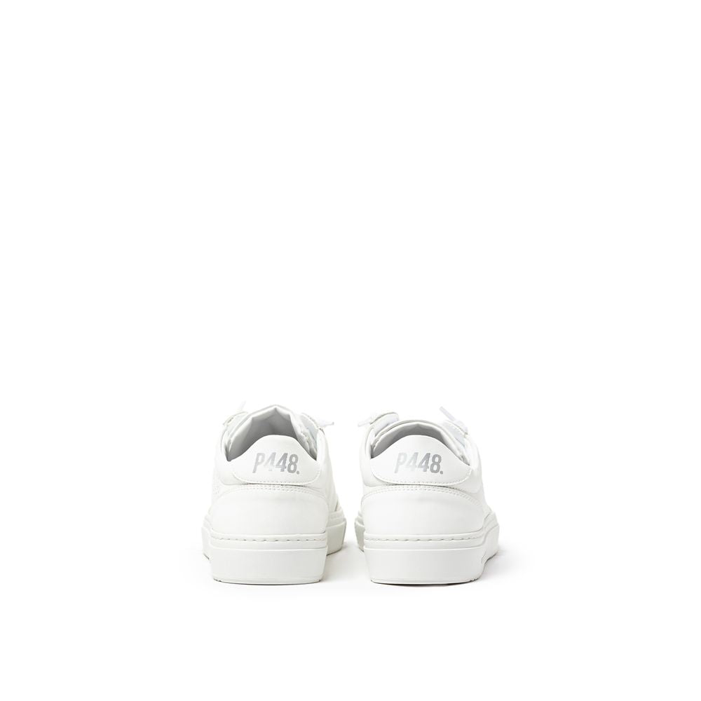 P448 White Leather Sneaker P-8007666-EU37/US7