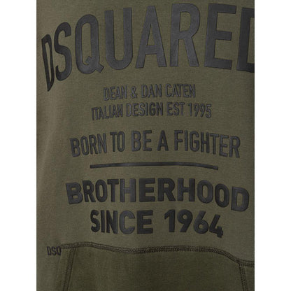 Dsquared² Green Cotton Hoody