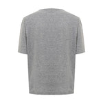 Dsquared² Chic Gray Cotton Tee for the Modern Woman