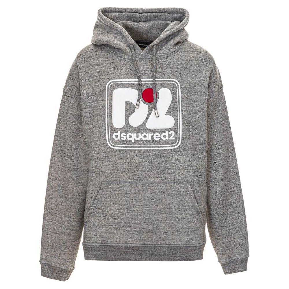 Dsquared² Gray Cotton Hoody