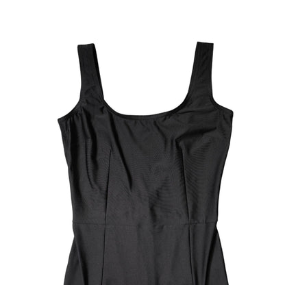 Dolce & Gabbana Black Sleeveless Bodycon Women Jumpsuit Dress