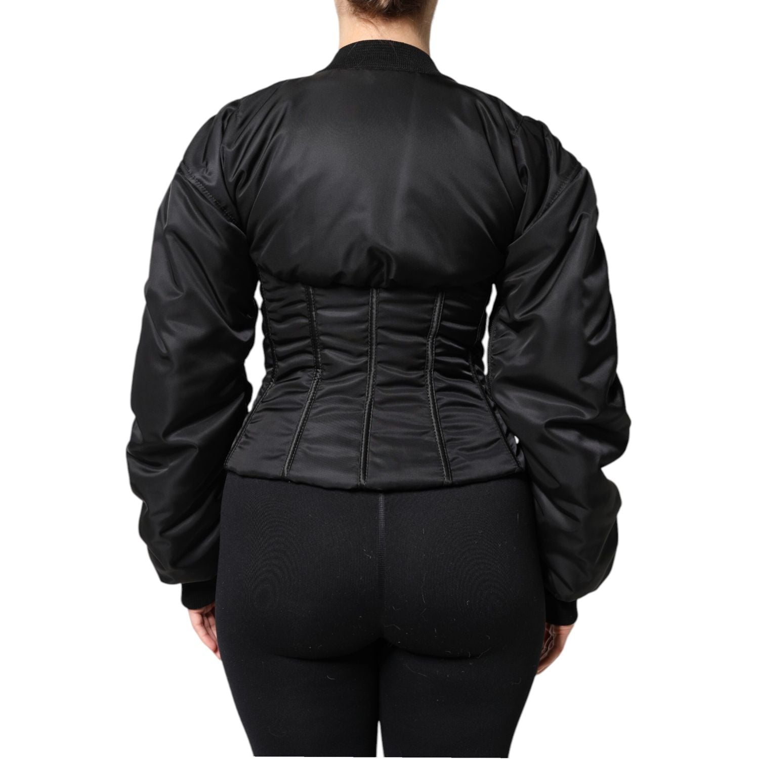 Front view with bag zipped and handles upright.