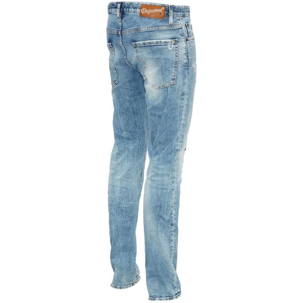 Dsquared² Blue Cotton Jeans & Pant