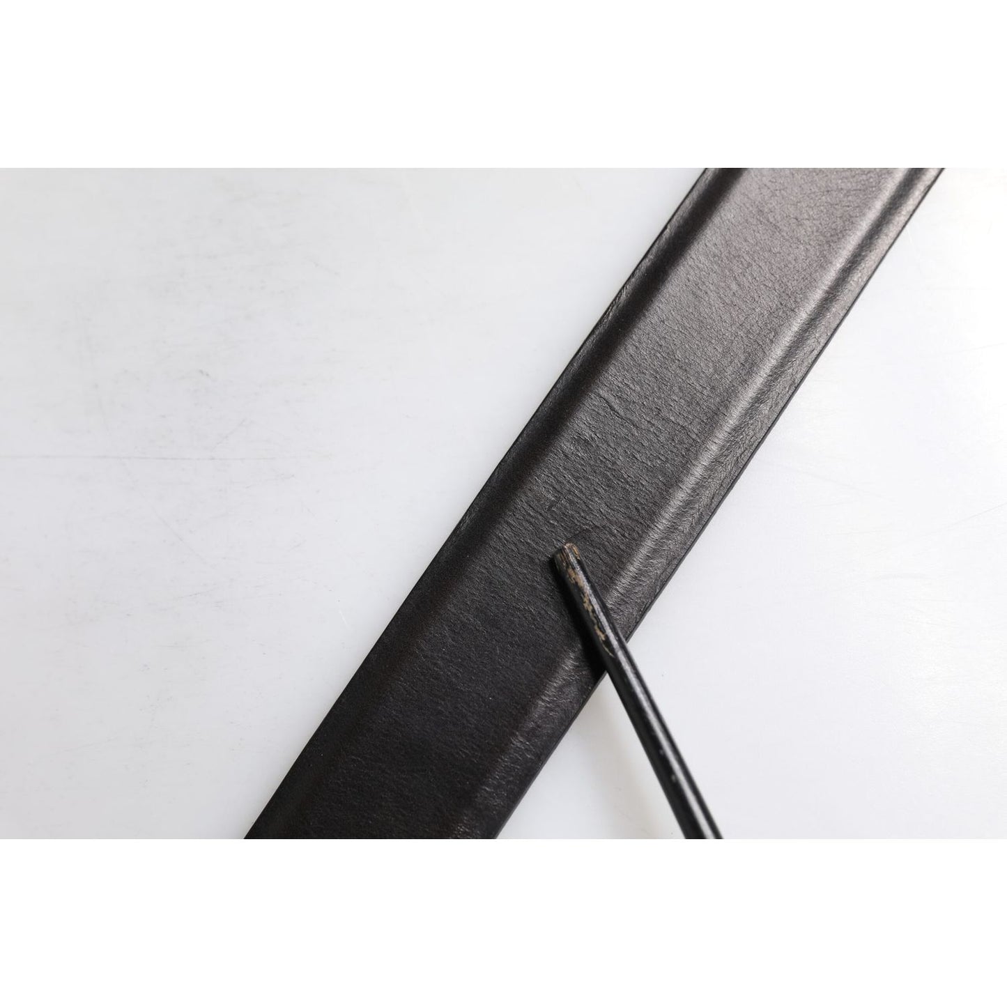 Dolce & Gabbana Black Leather Metal Buckle Classic Belt