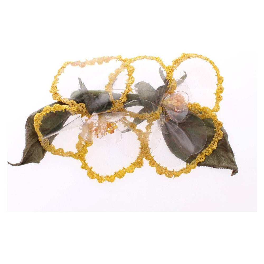 Dolce & Gabbana Floral Transparent HANDMADE Brooch Brooch