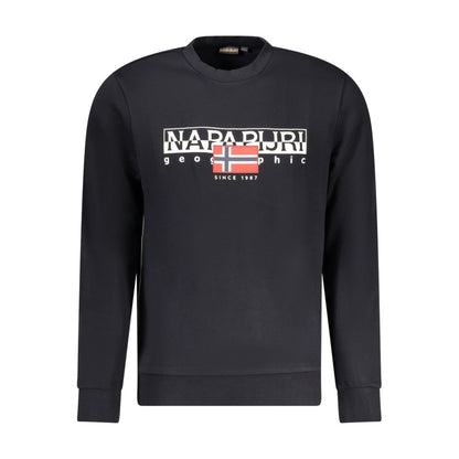 Napapijri Black Cotton Men Sweater