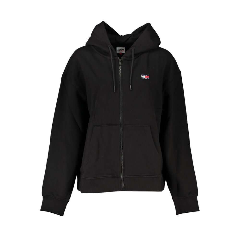 Tommy Hilfiger Black Cotton Women Sweater