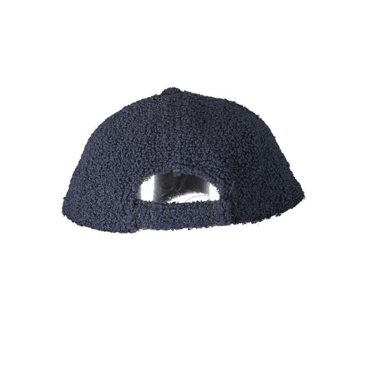 Back view of Norway 1963 blue polyester men's cap with adjustable strap, emphasizing comfort and style.