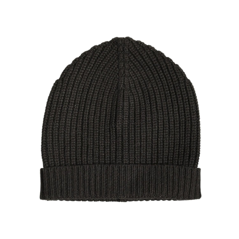 Dolce & Gabbana Dark Gray Cashmere Knit Winter Beanie Hat