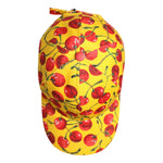 Dolce & Gabbana Yellow Cotton Printed 6 Panels Baseball Cap